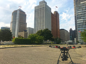 drone production filming